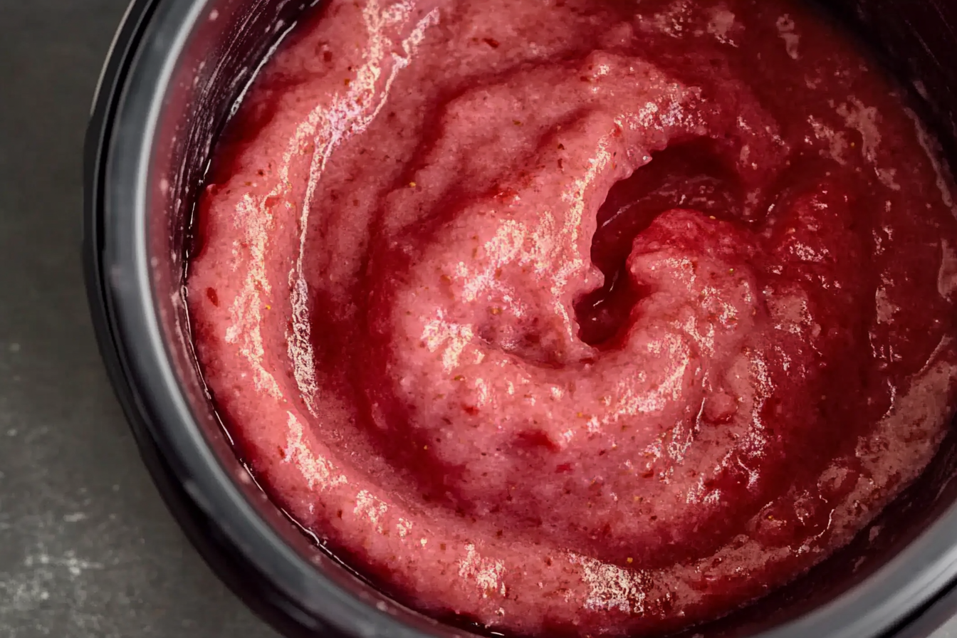 Strawberry Cake Donuts steps