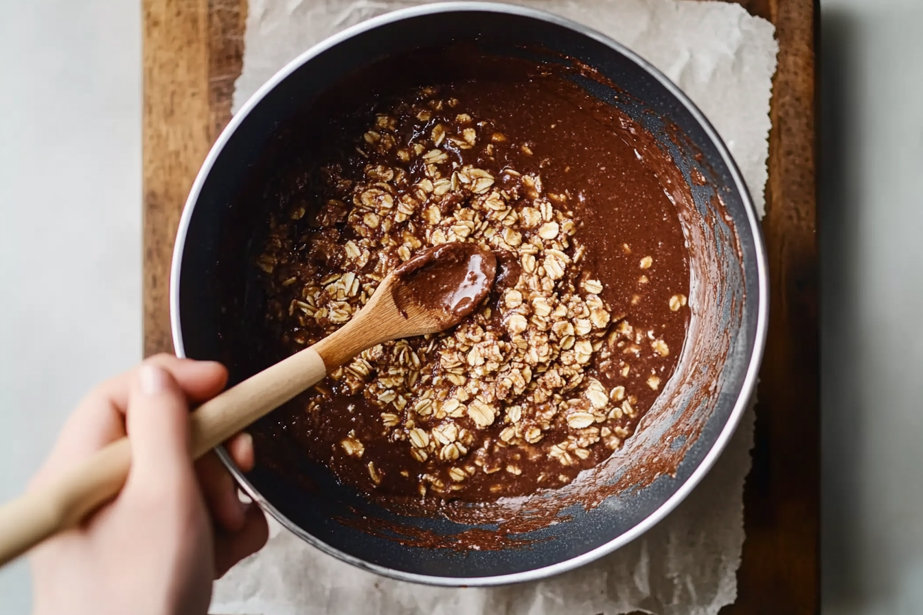 Delicious homemade no bake cookies made with peanut butter, chocolate, and oats