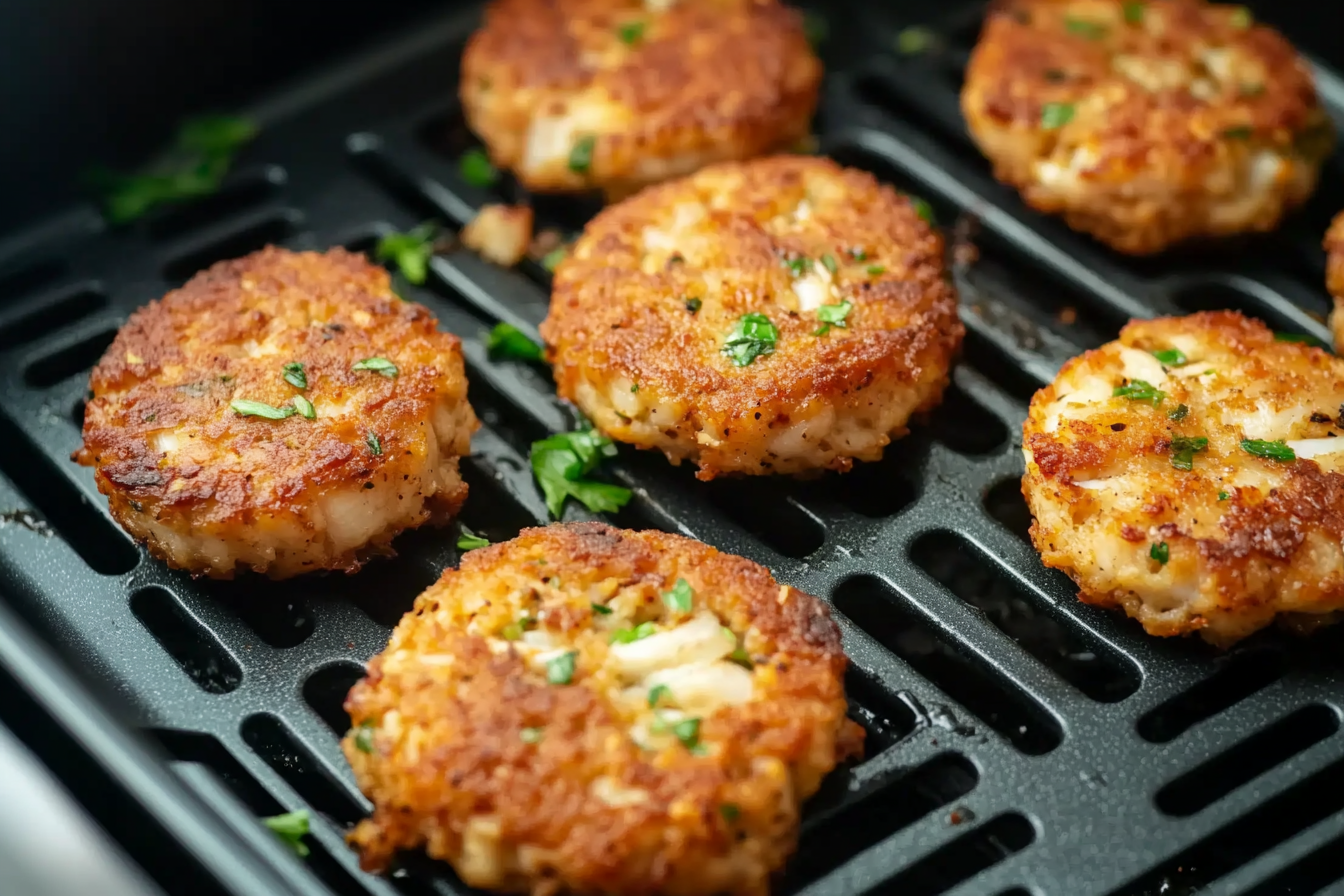  air fryer crab cake steps