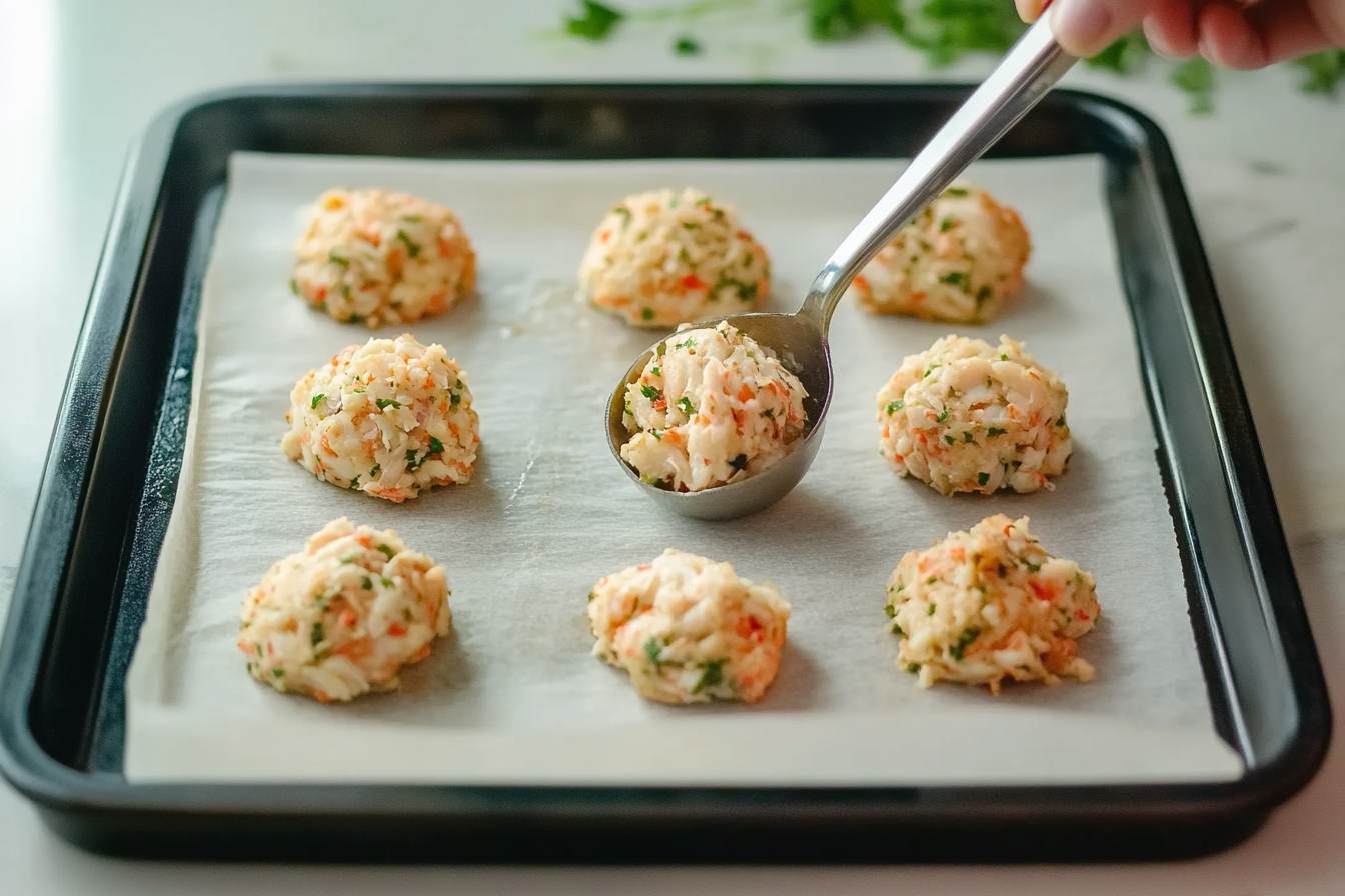  air fryer crab cake steps