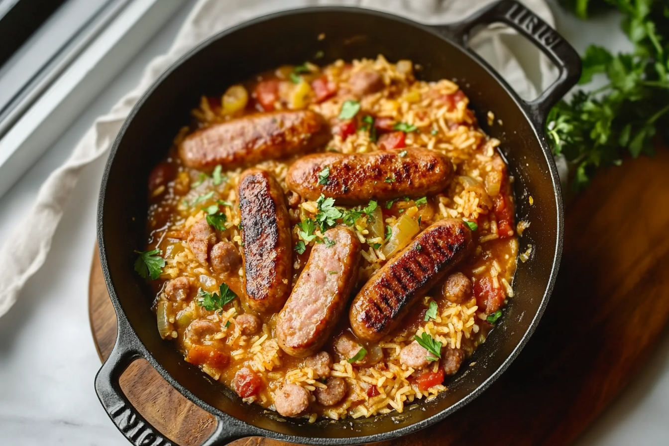One-Pan Sausage Jambalaya