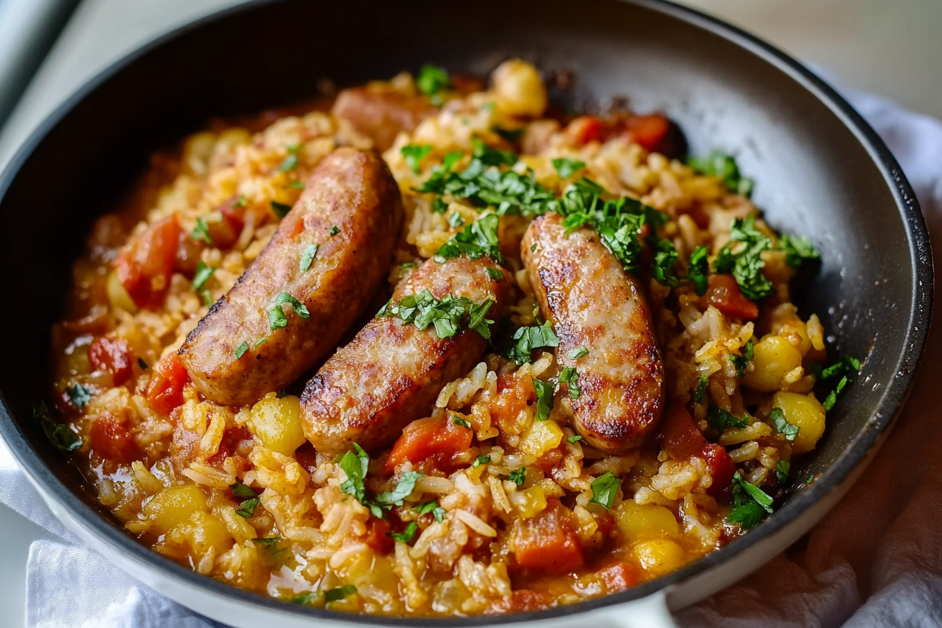 One-Pan Sausage Jambalaya