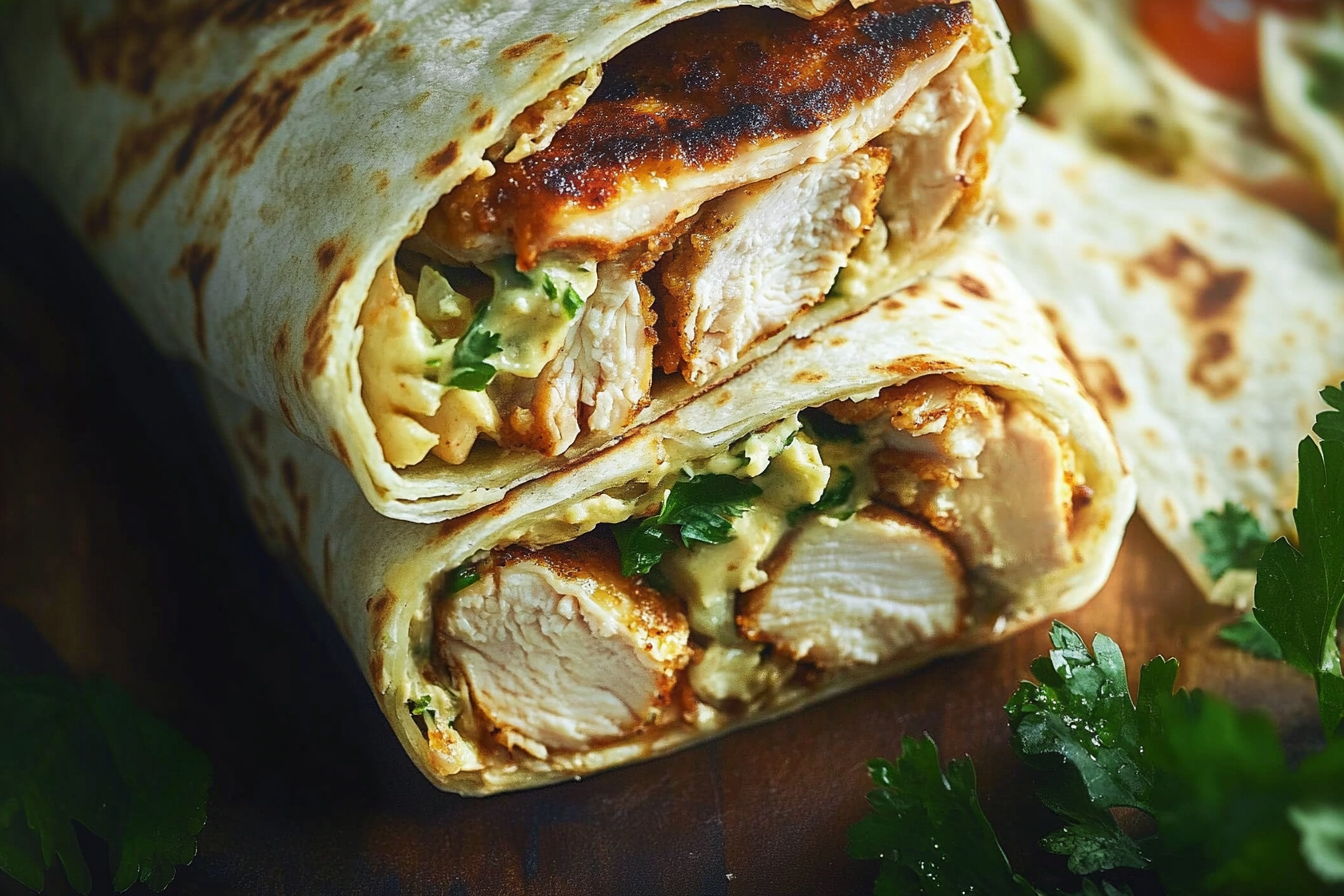 Crispy Chicken Ranch Snack Wrap