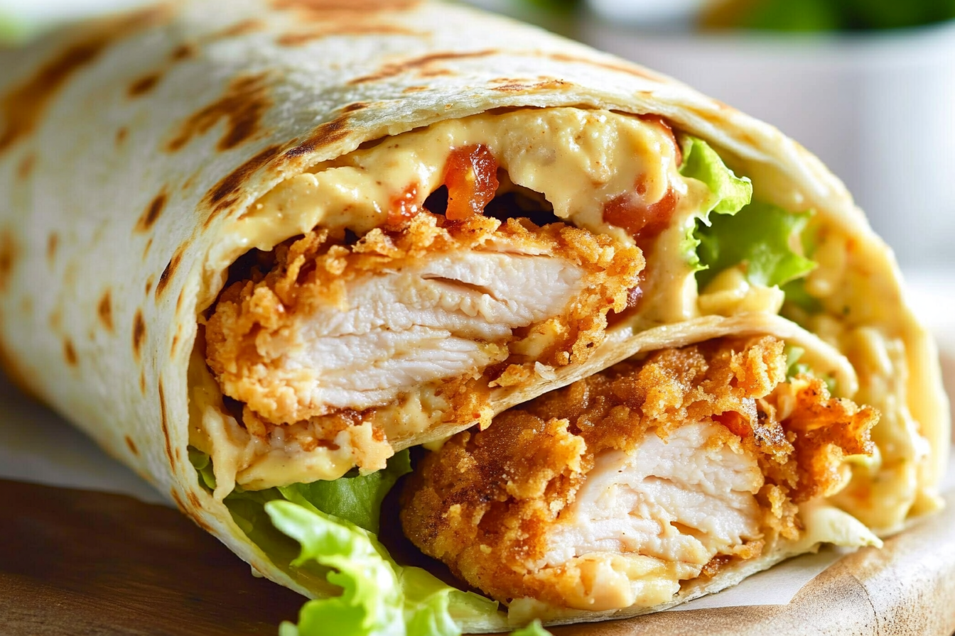 Crispy Chicken Ranch Snack Wrap