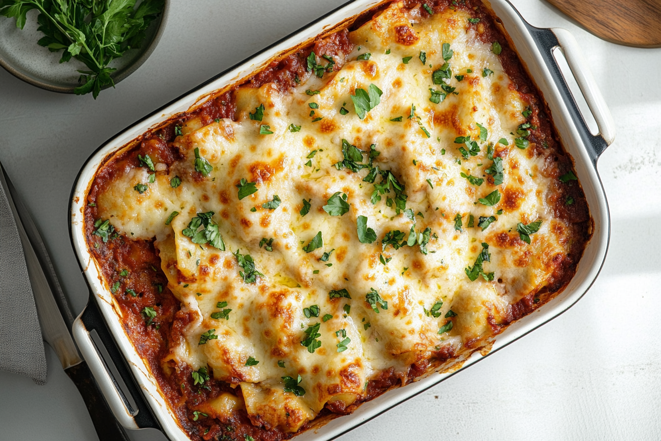 Spinach & Mushroom Lasagna Recipe