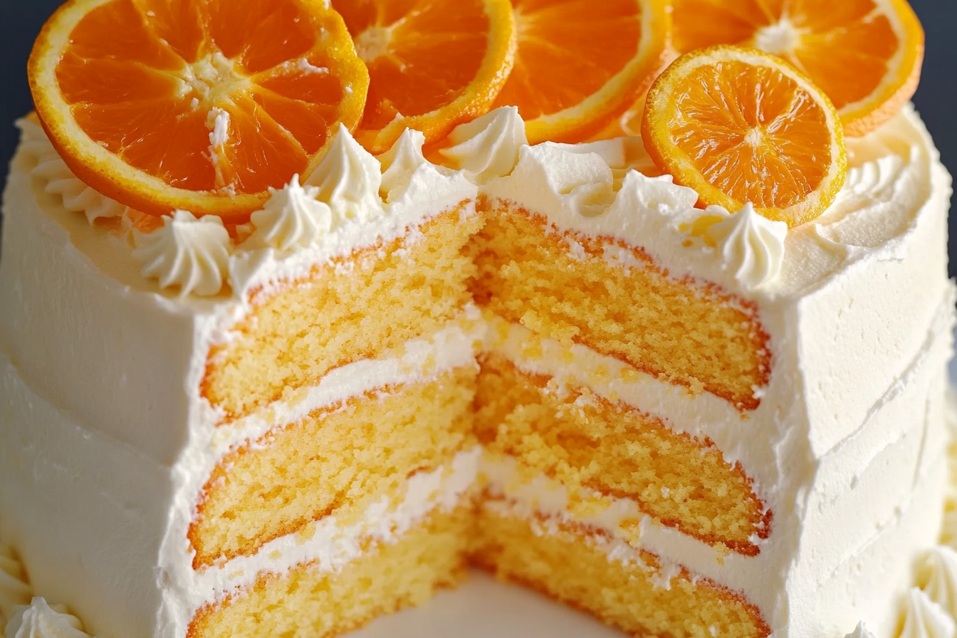 Orange Creamsicle Cake