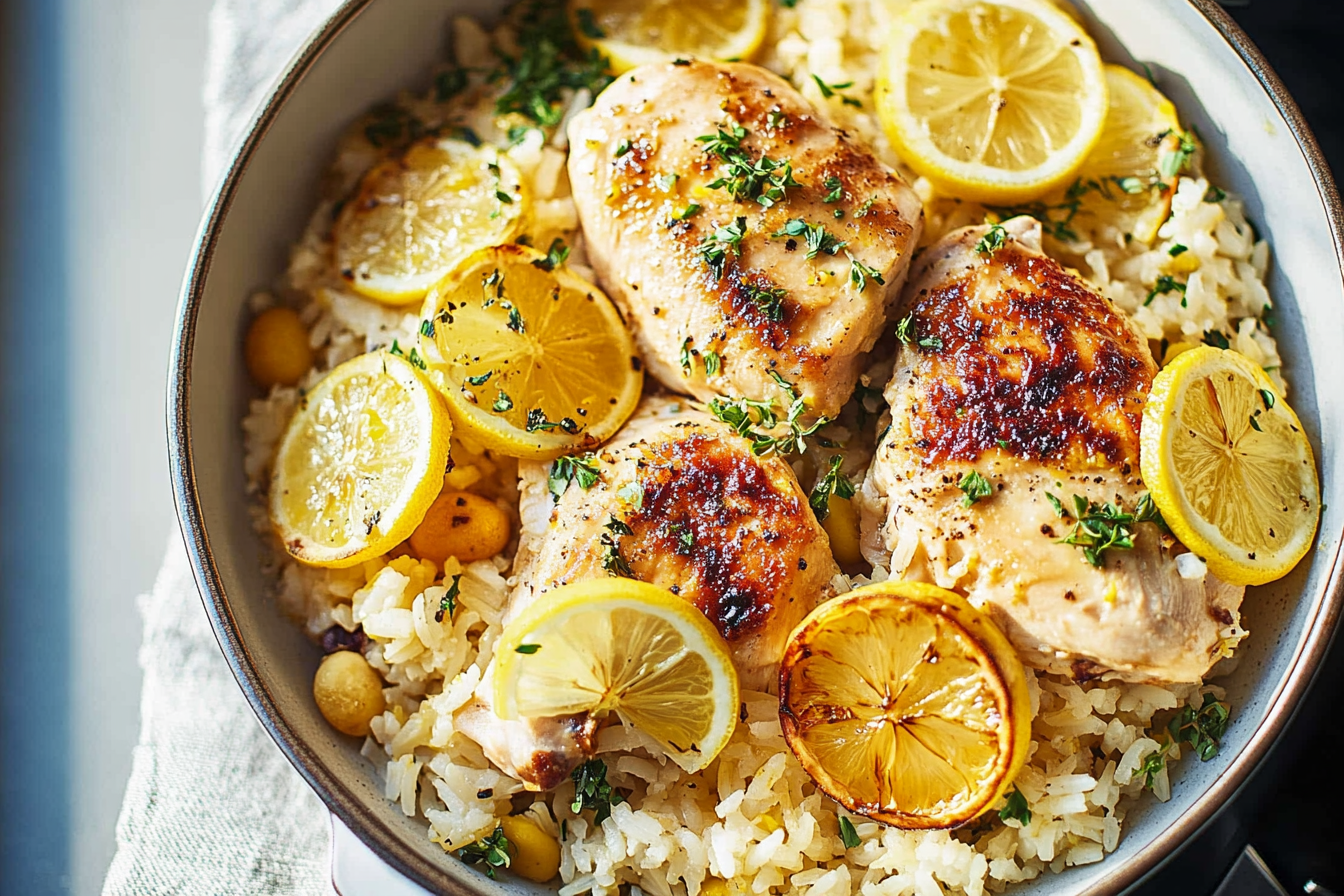 Chicken and Lemon Rice Recipe