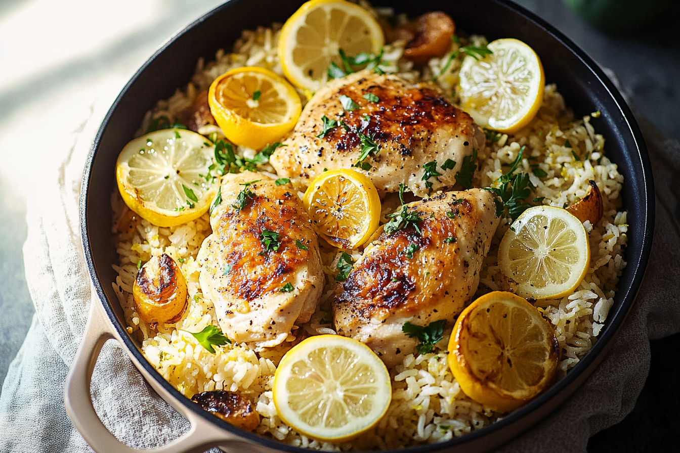 Chicken and Lemon Rice Recipe