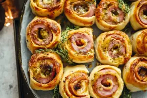 Ham and Cheese Pinwheels