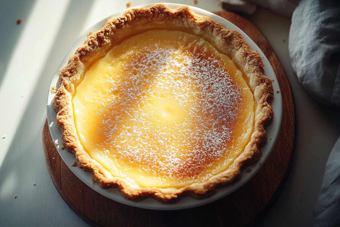 Crusted Custard Pie