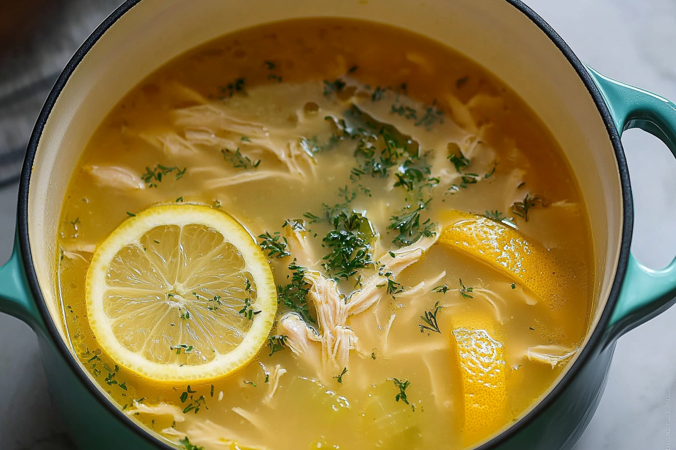 Greek Lemon Chicken Soup recipe