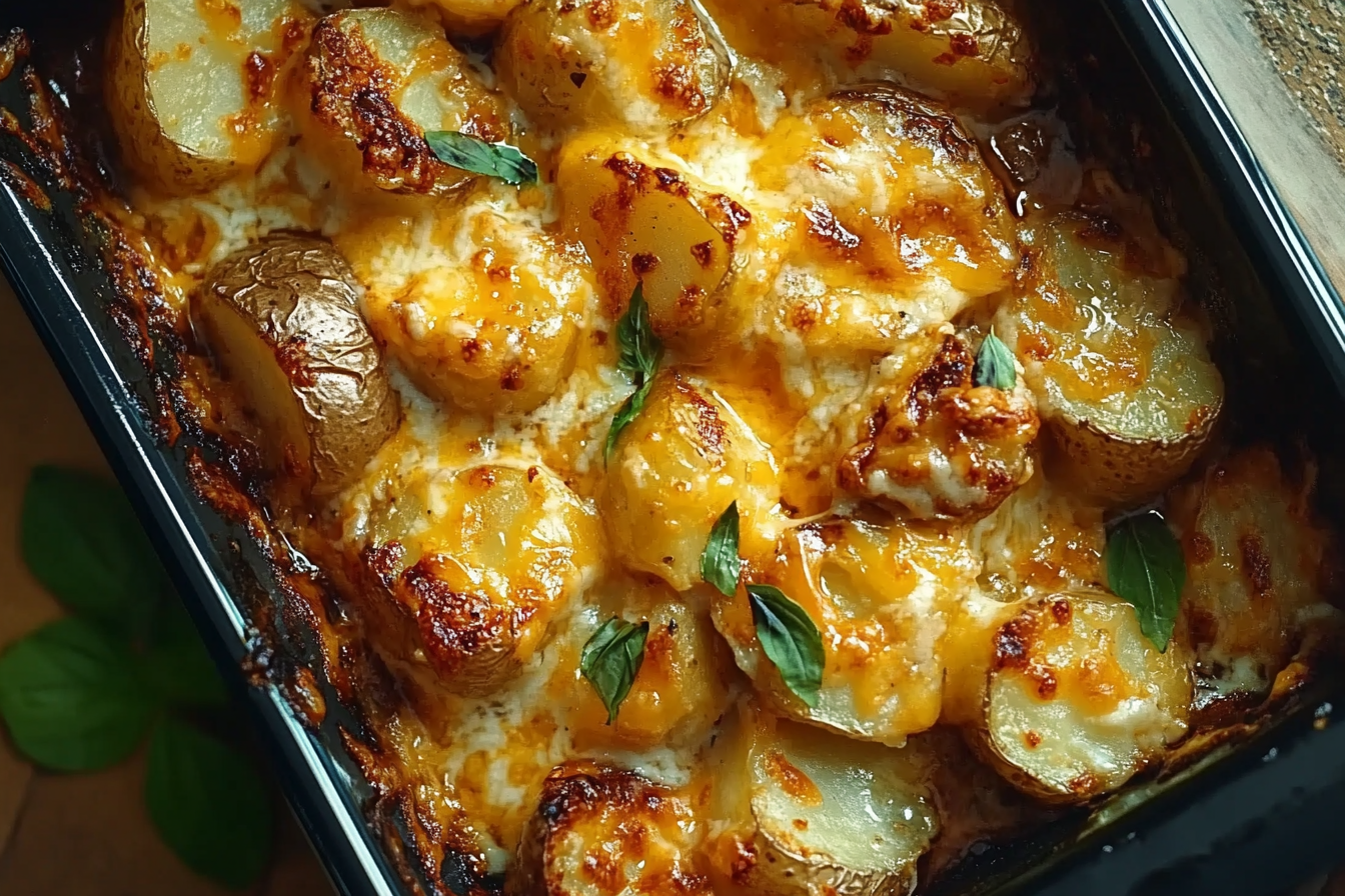 Cheesy Ranch Oven Roasted Potatoes