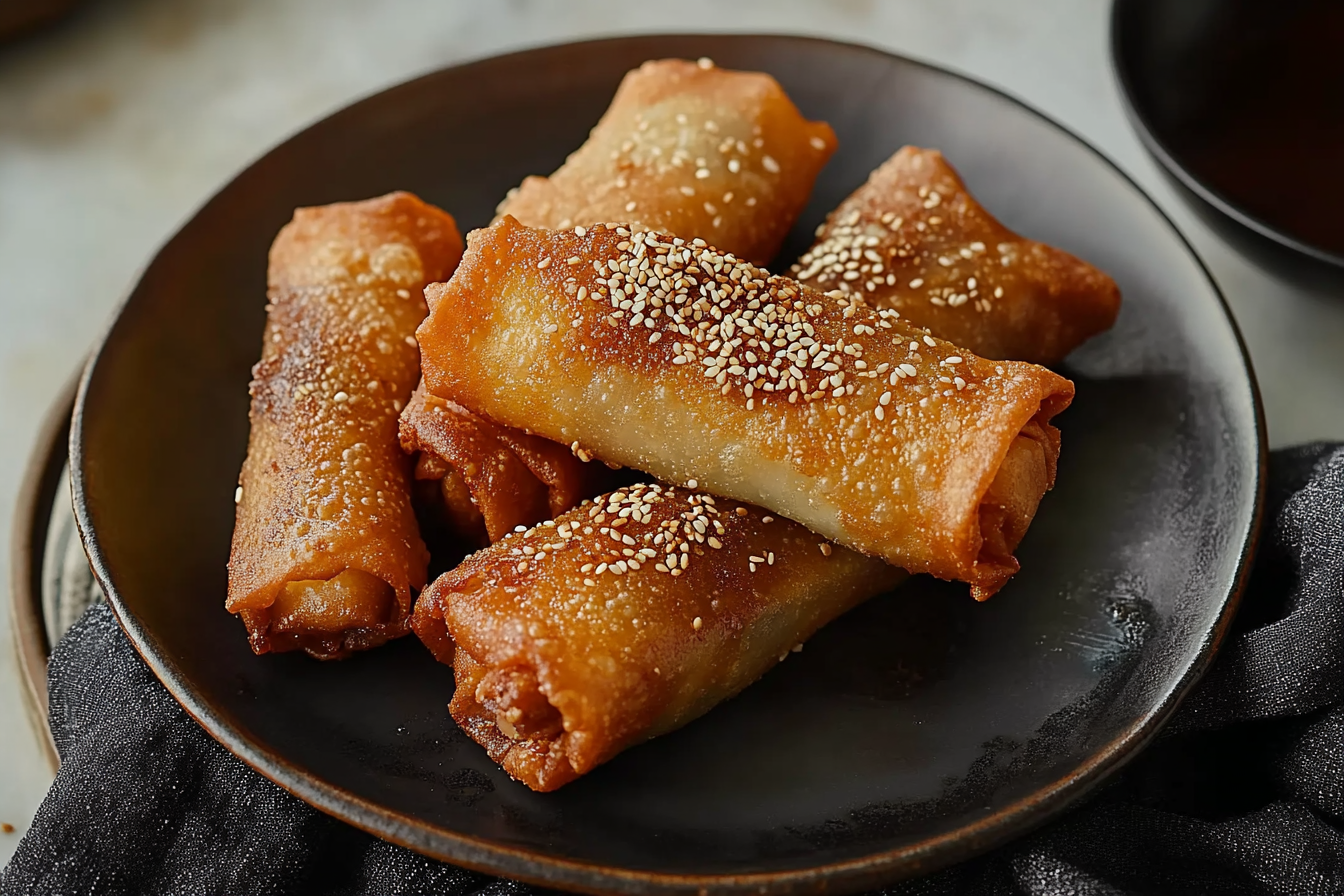 Crab Rangoon Egg Rolls