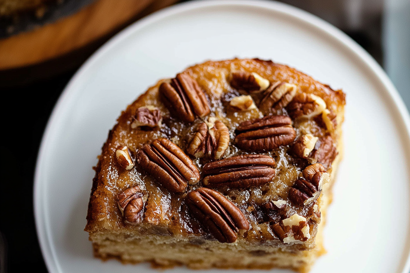 Pecan Upside Down Cake