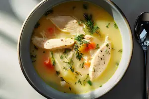 Greek Lemon Chicken Soup