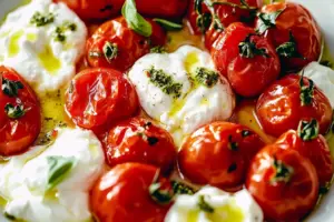 Roasted Tomatoes with Burrata