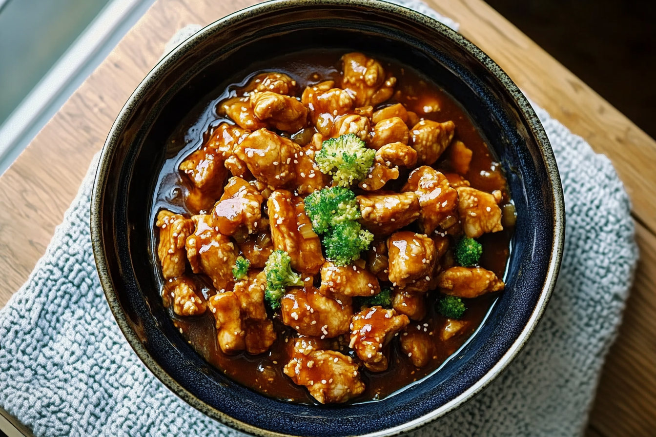 Slow Cooker Honey Garlic Chicken