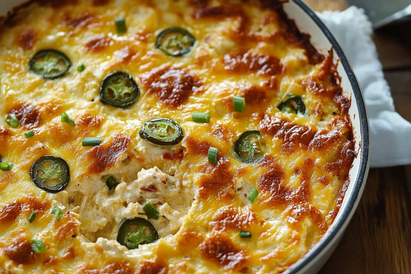Jalapeño Popper Chicken Dip
