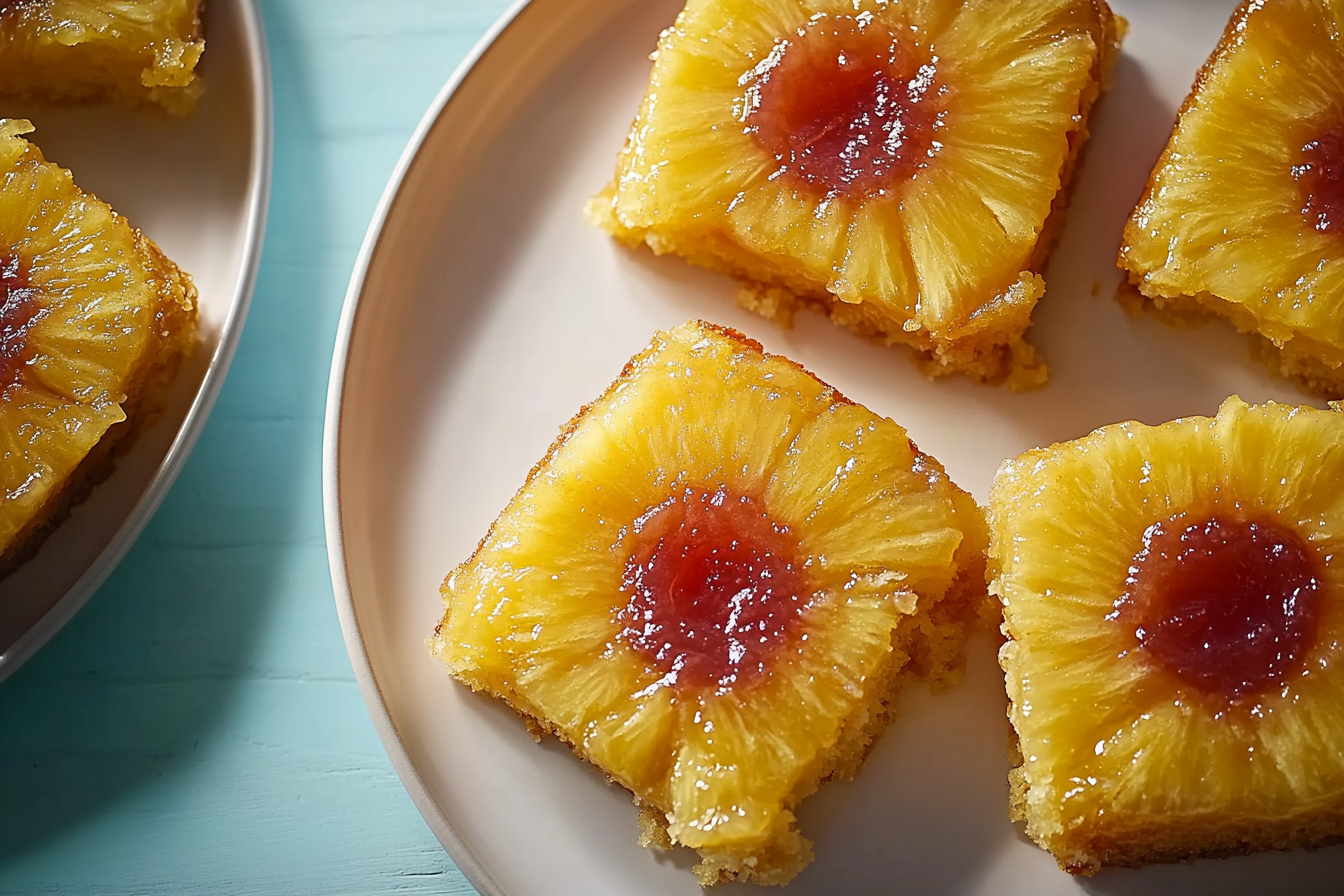 Pineapple Upside Down Dump Cake