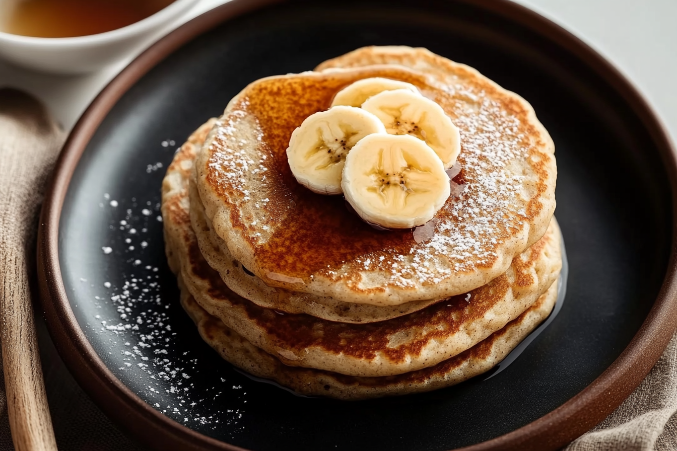 banana-oatmeal-pancakes