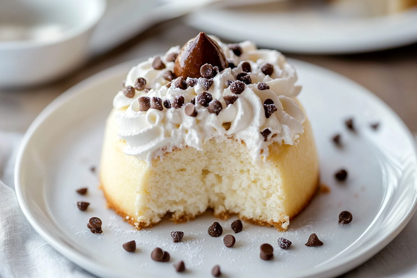 Cannoli Poke Cake