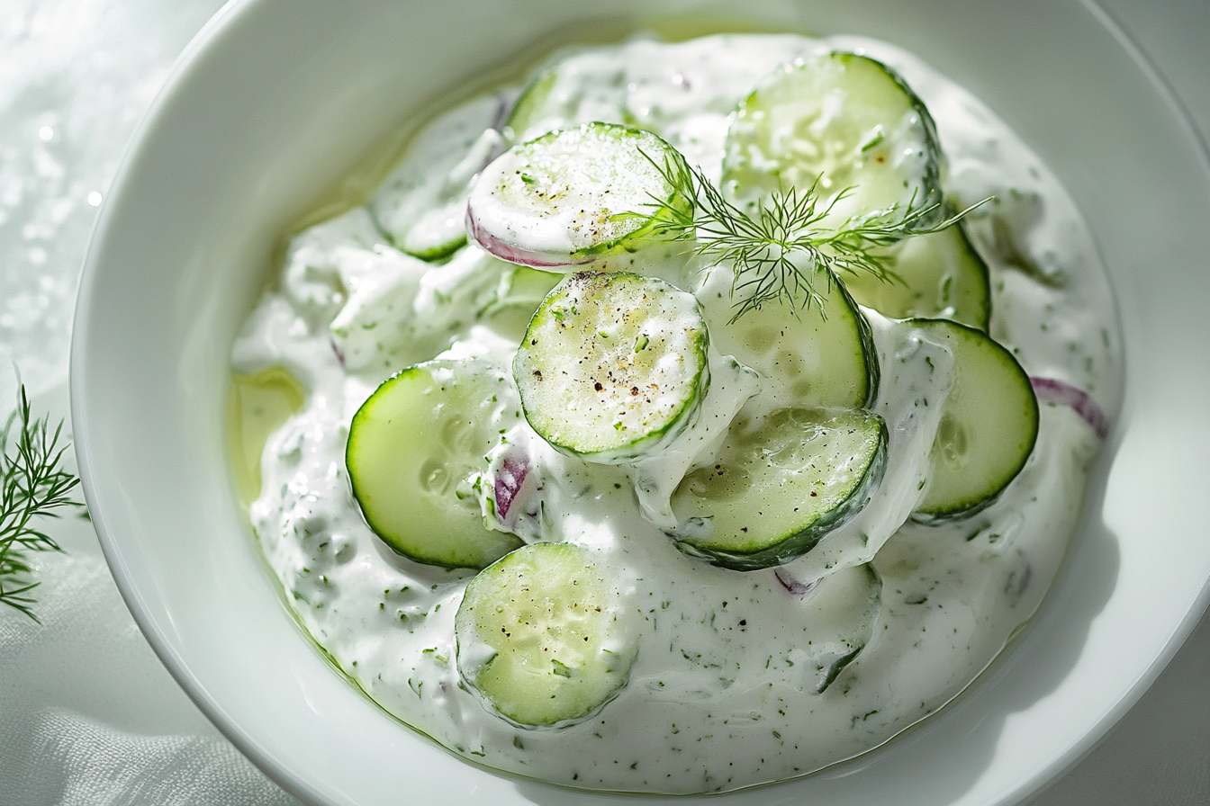 Creamy Cucumber Salad