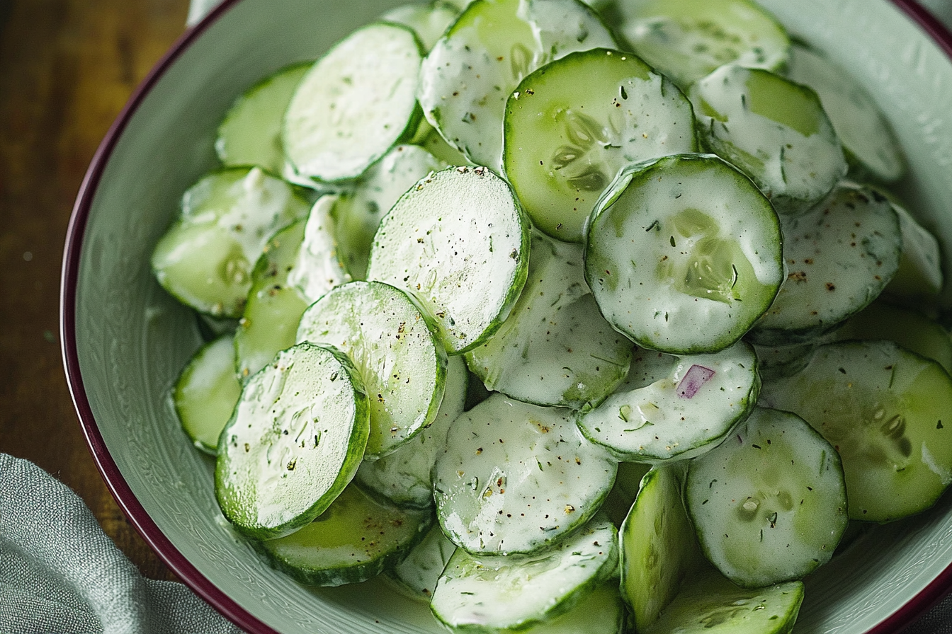 Creamy Cucumber Salad