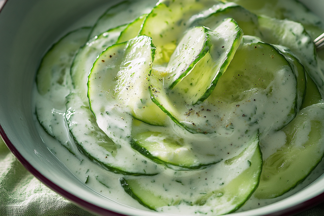 Creamy Cucumber Salad