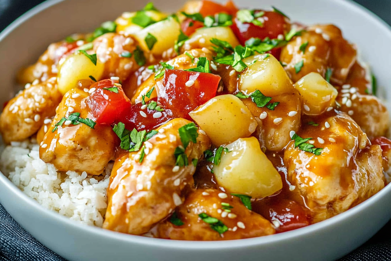 Hawaiian Crockpot Chicken