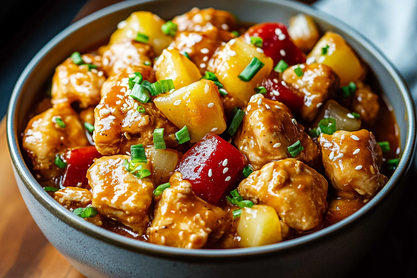 Hawaiian Crockpot Chicken