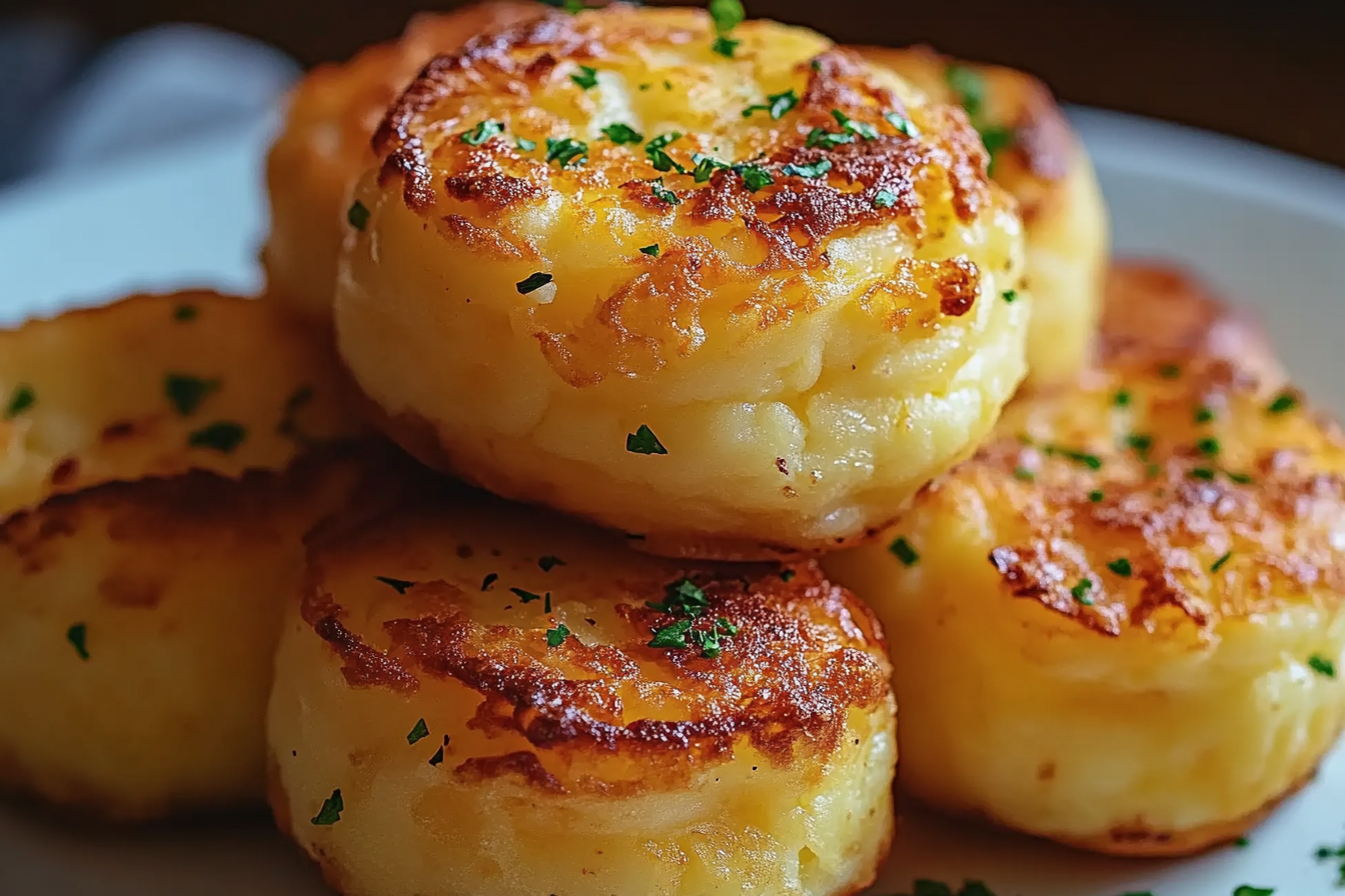 Cheesy Mashed Potato Puffs