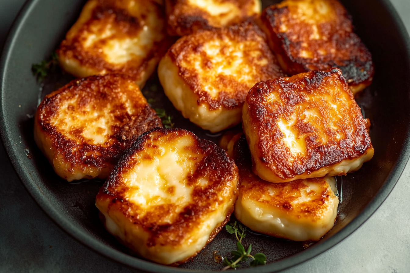 Air Fryer Halloumi