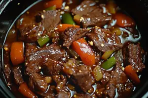 Crock Pot Pepper Steak