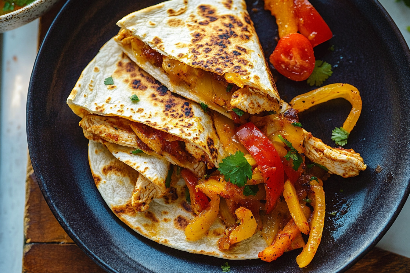Chicken Fajita Quesadillas
