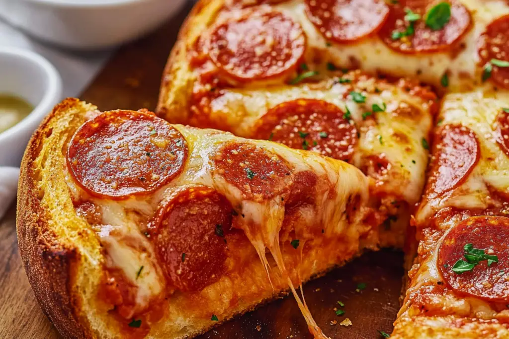 Cheesy Pepperoni Stromboli