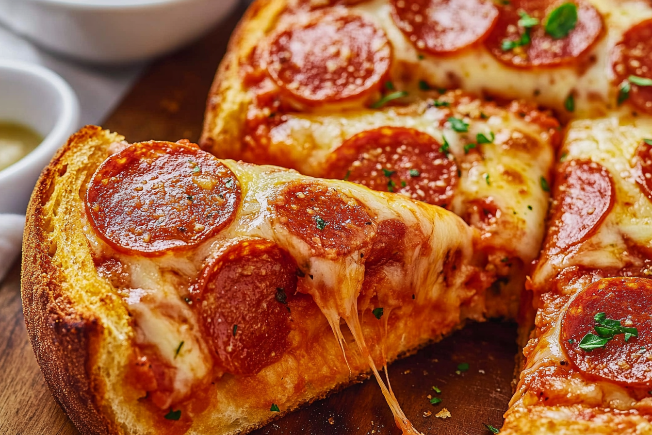 Cheesy Pepperoni Stromboli