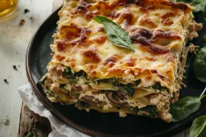 Spinach & Mushroom Lasagna