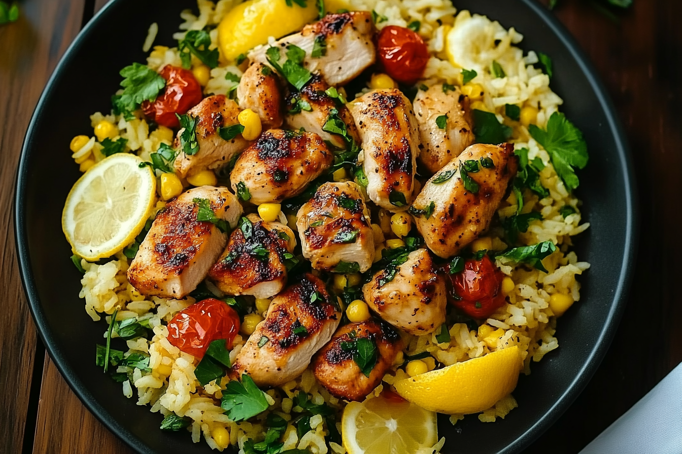 Chicken and Lemon Rice Recipe