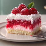 Raspberry Zinger Poke Cake