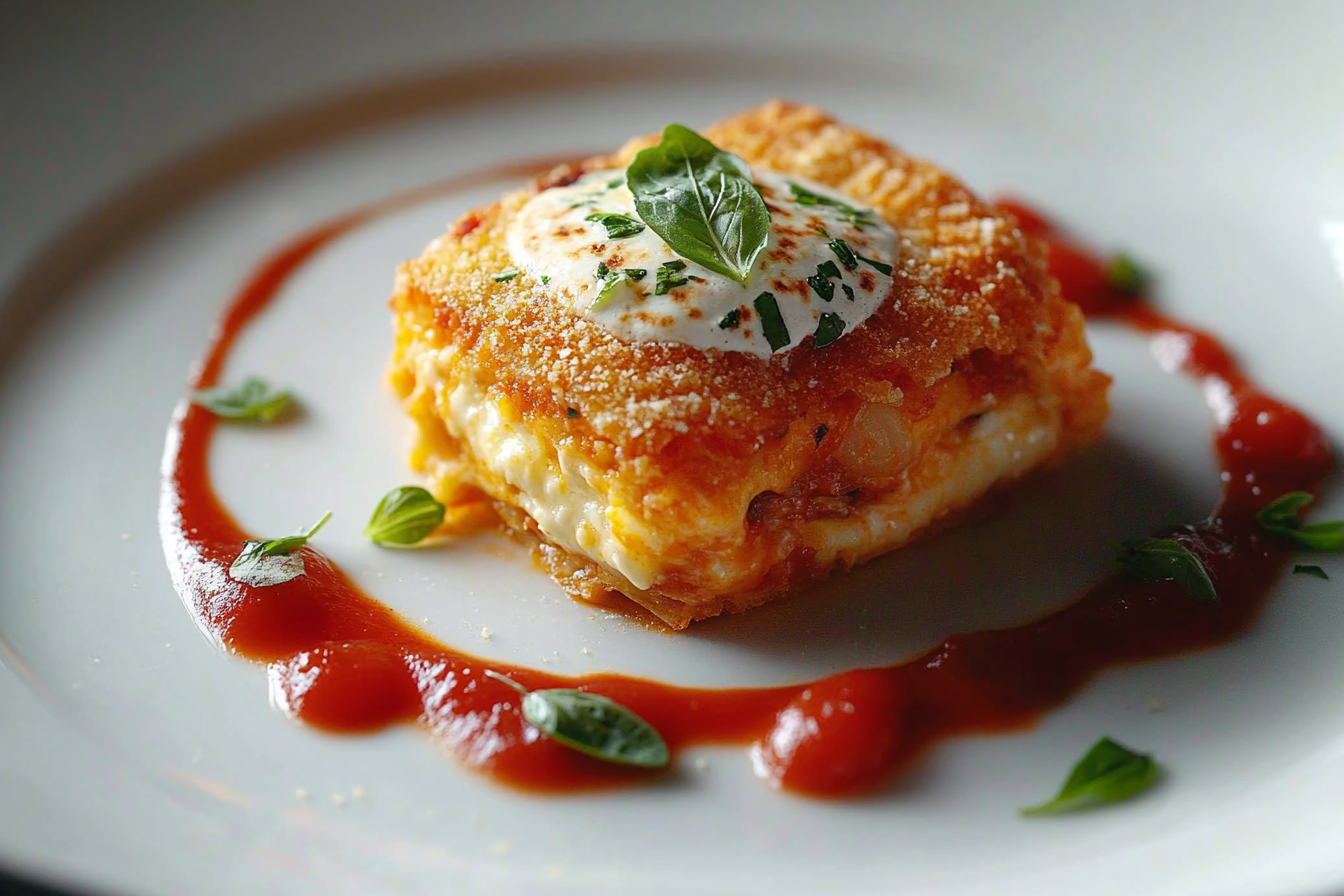 Air Fryer Lasagna Fritta