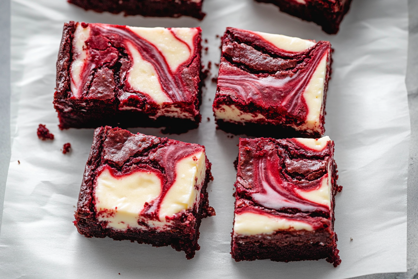 Red Velvet Cheesecake Brownies