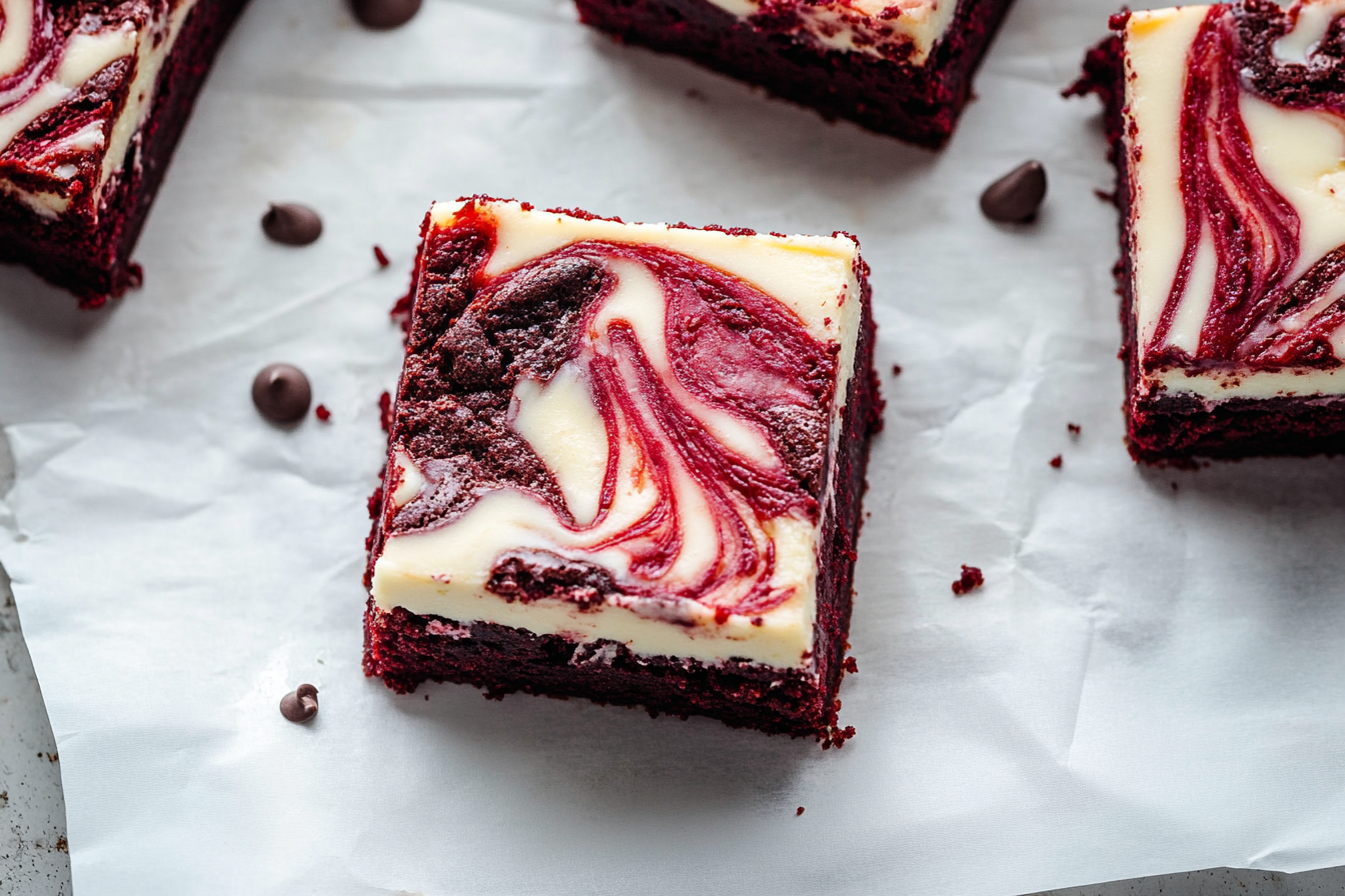 Red Velvet Cheesecake Brownies