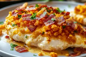 Bacon Stuffed Doritos Chicken