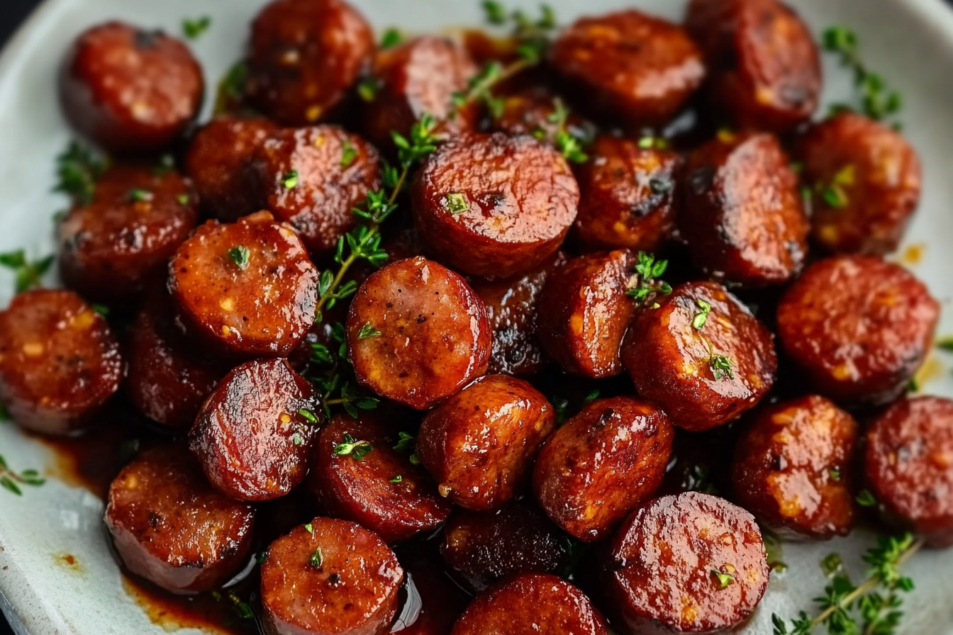 BBQ Sausage Bites 