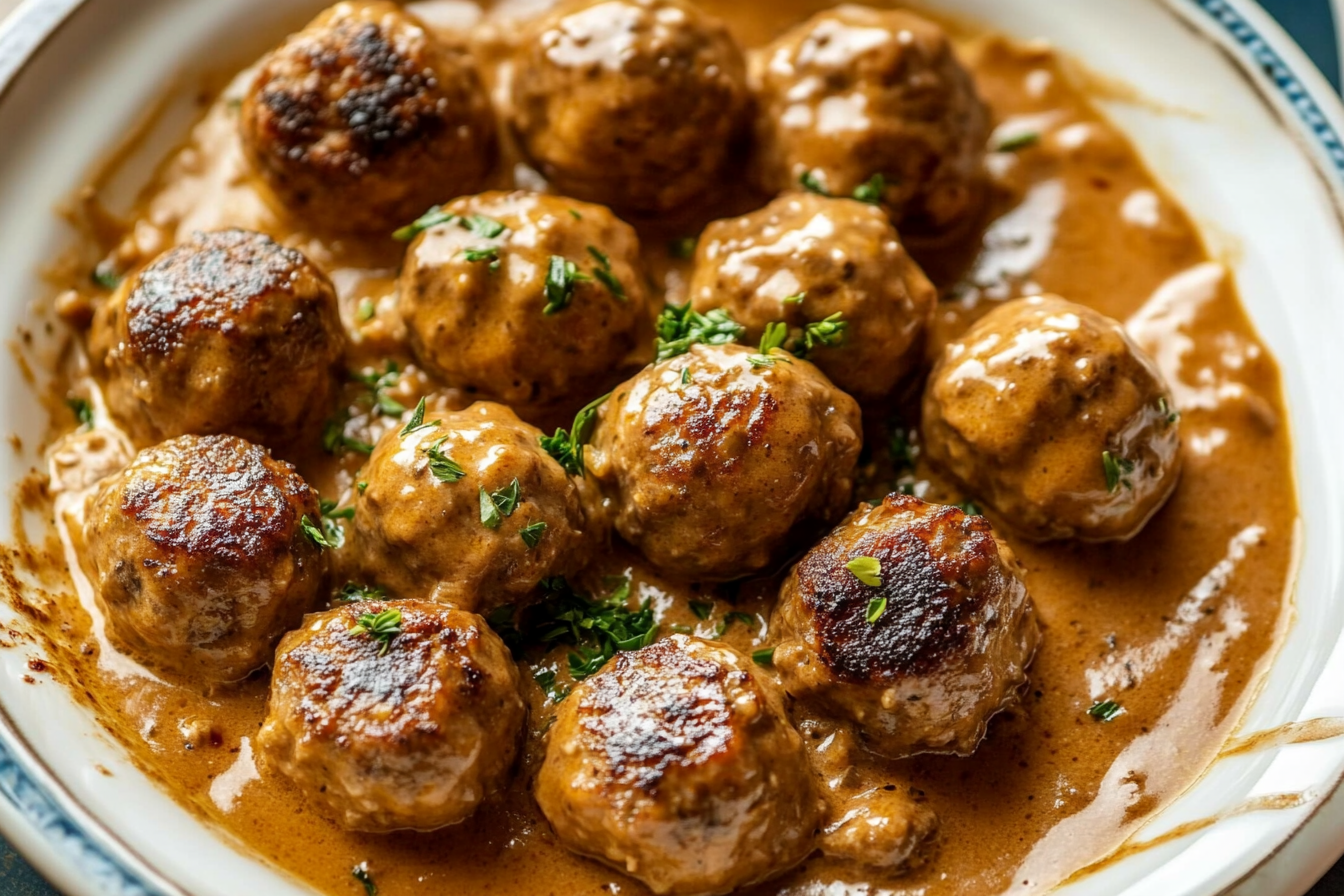 One-Pan Meatball Stroganoff