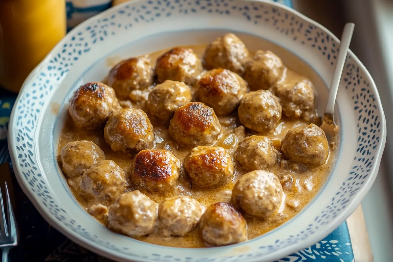 One-Pan Meatball Stroganoff