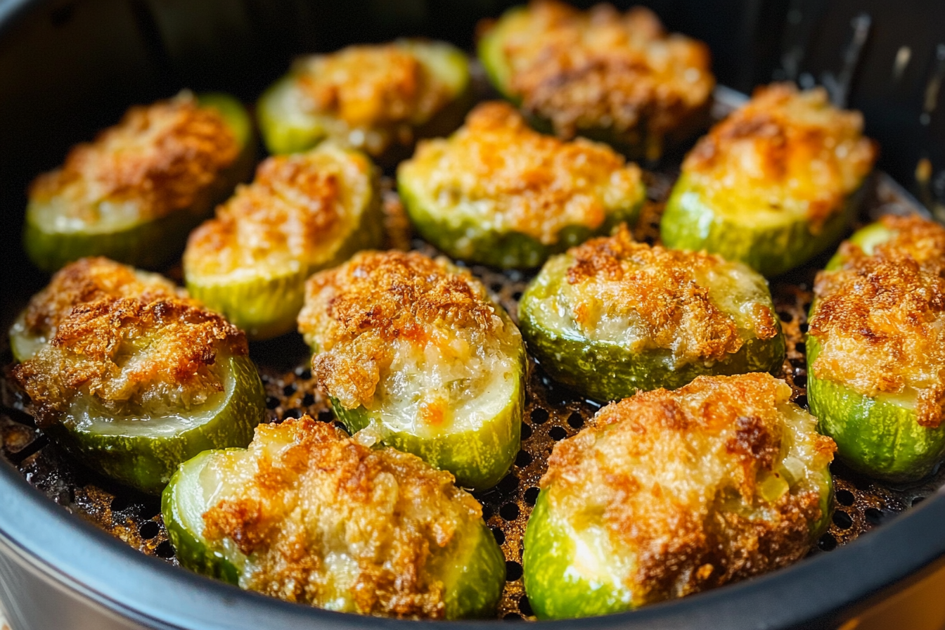 Air Fryer Stuffed Pickles