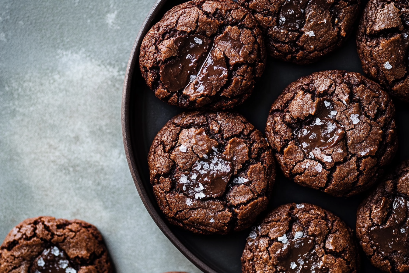 Fudgy Olive Oil Cookies