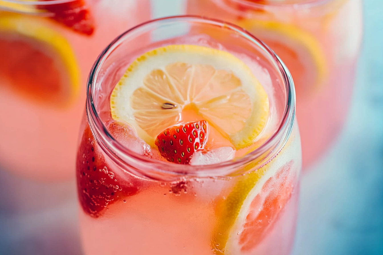Pink lemon punch