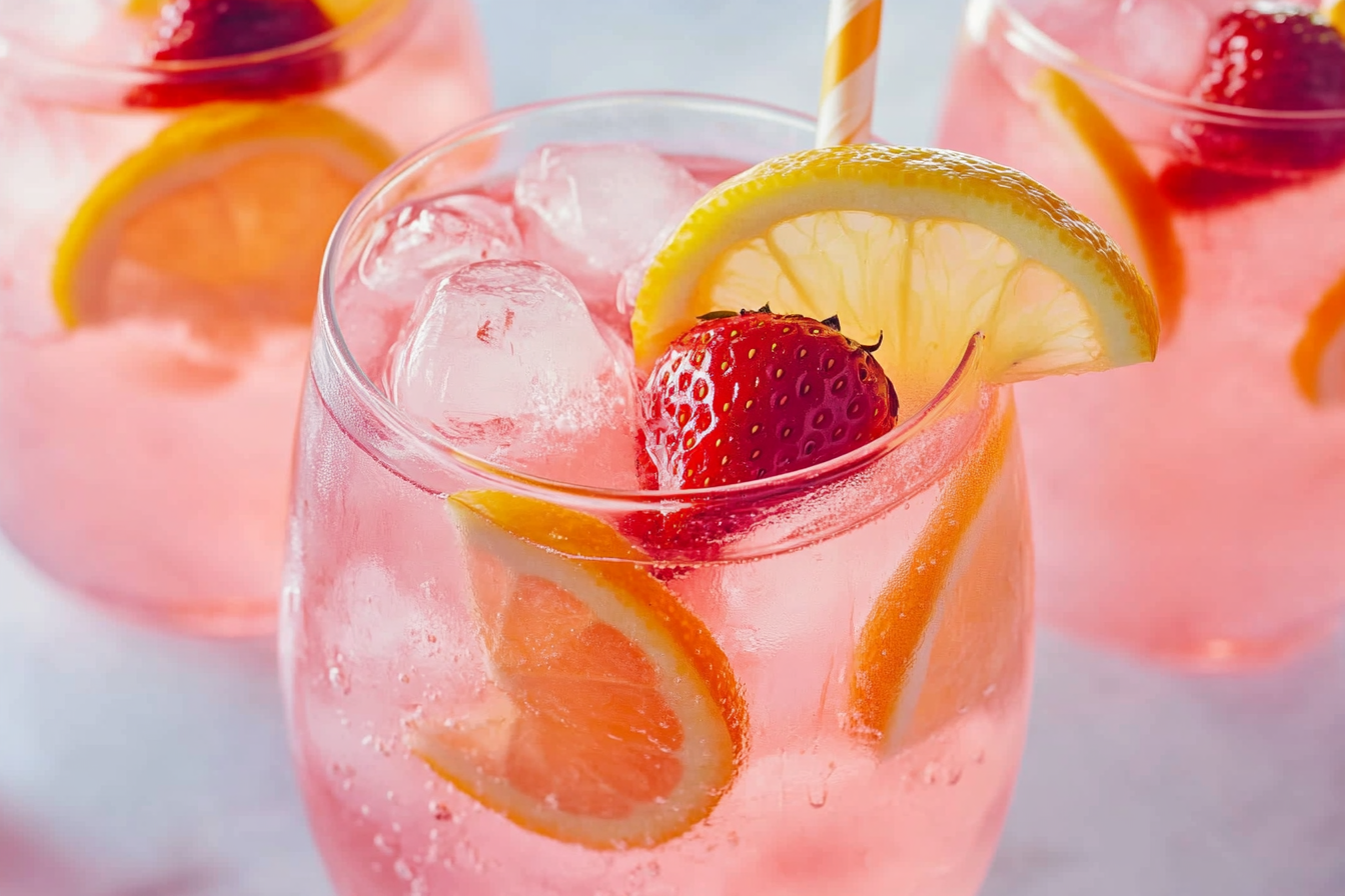Pink lemon punch

